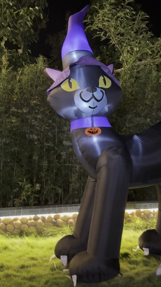 14FT Halloween Black Cat